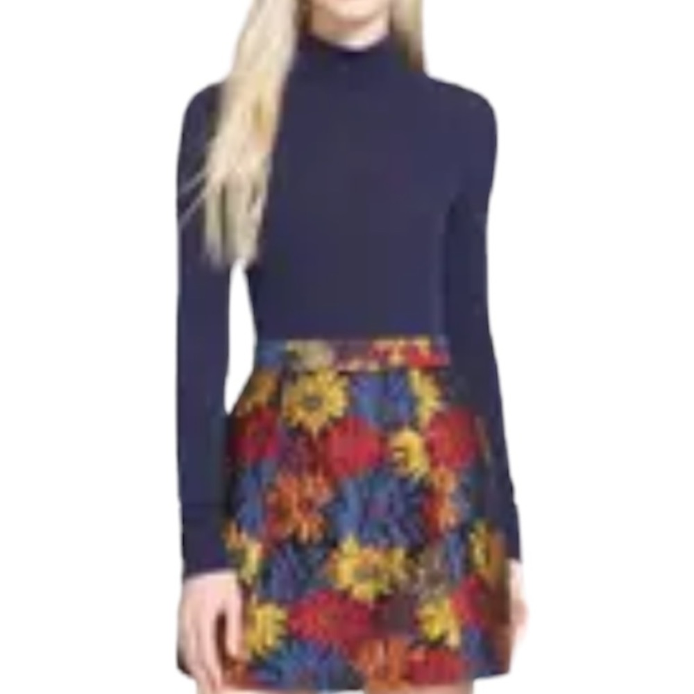 Alice + Olivia Garrison Mock Neck Top
